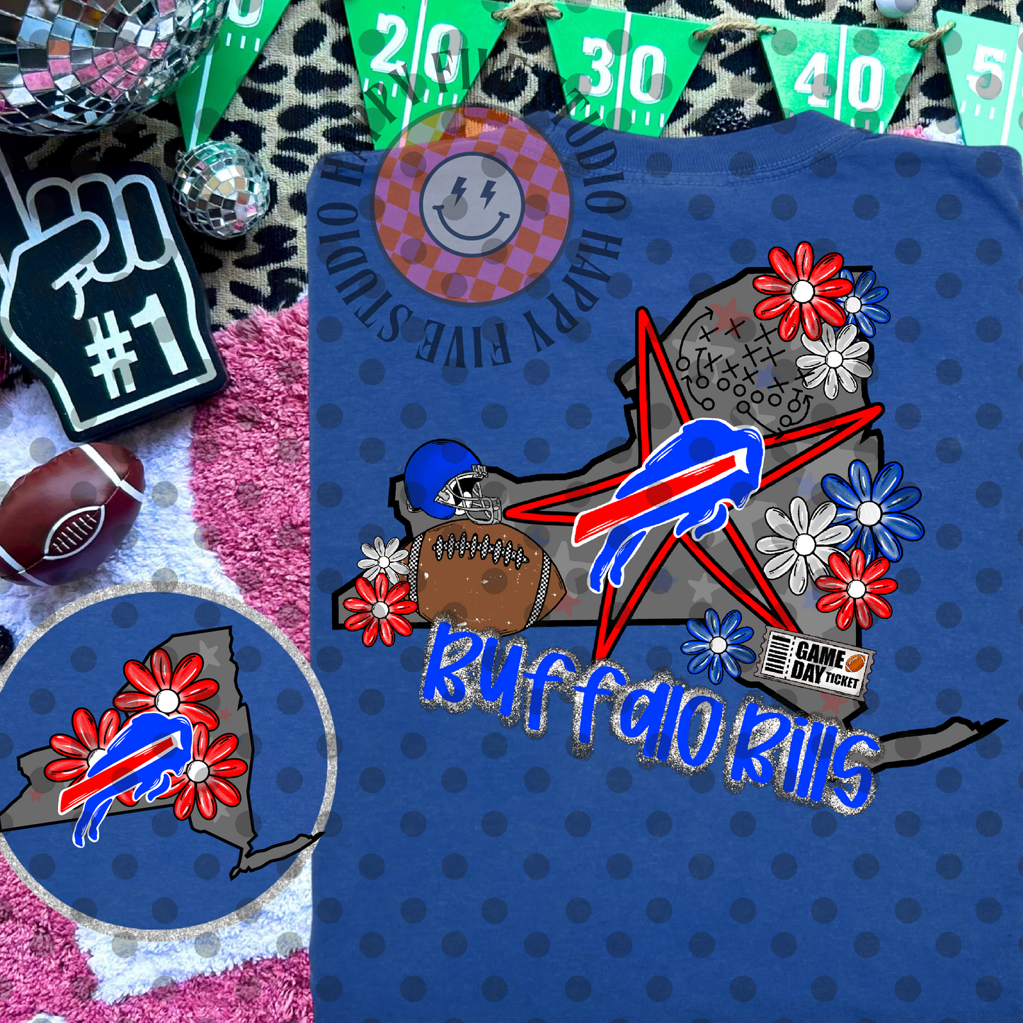 Buf Football Collage