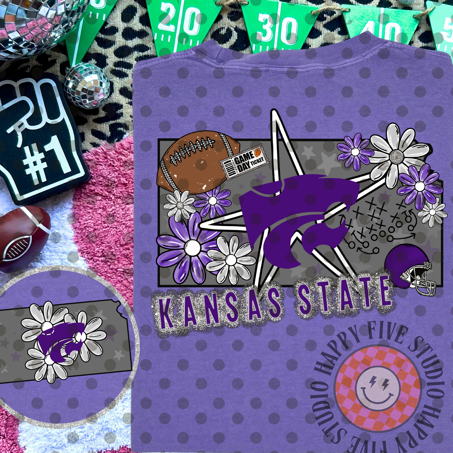 K-State Football Collage