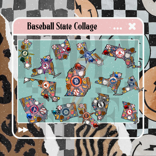 Pro Baseball Collage