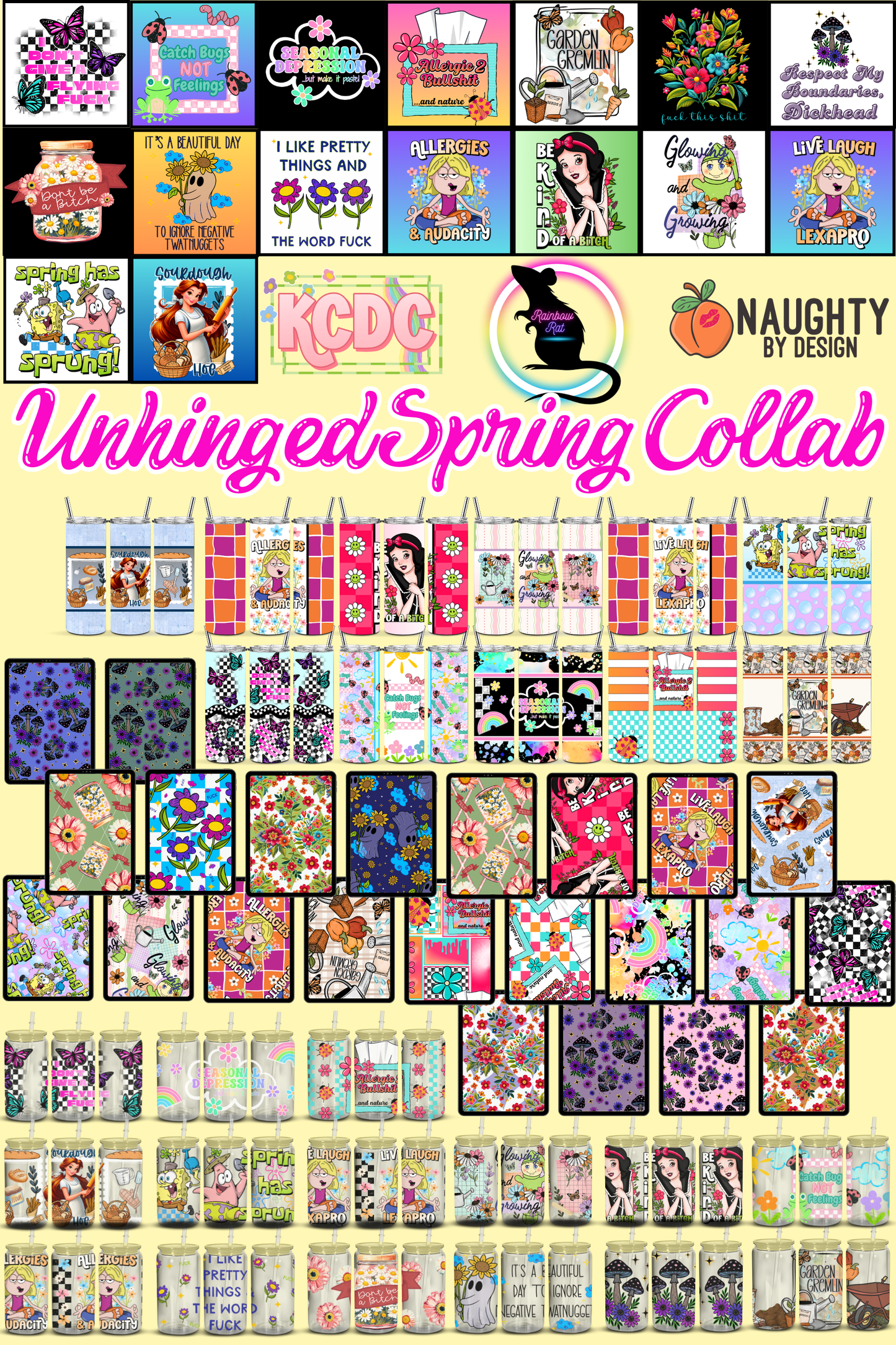 Unhinged Spring with Rainbow Rat X KCDC