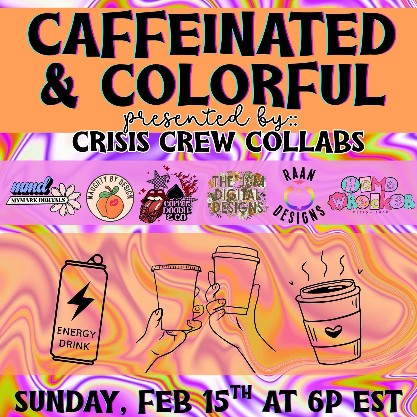 Caffeinated and Colorful Collab