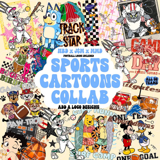 Cartoon Sports Collab NBD x MMD x JMD