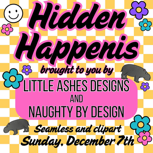 HIDDEN HAPPENIS with Little Ashes Designs